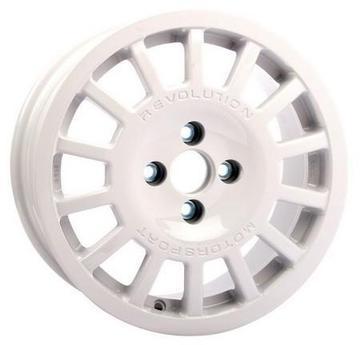 15" Revolution GR14 white alloy wheel