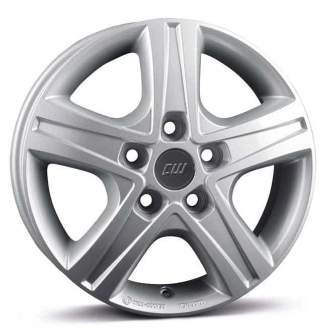 16" Borbet CWD Silver alloy wheel