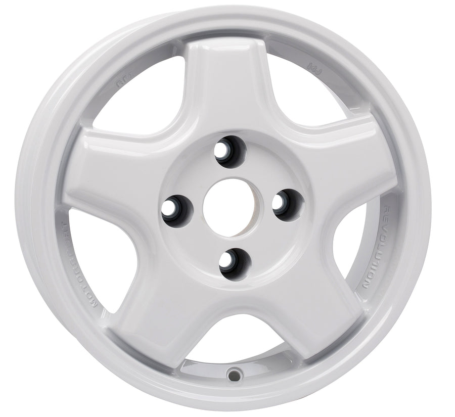 6x14 Revolution RFX white alloy wheel