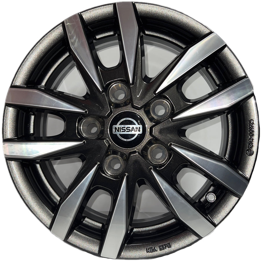 6.5x16 Borbet CW5 Nv400 Grey Polished alloy wheel