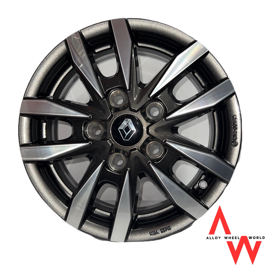 6.5x16 Borbet CW5 Renault Grey Polished alloy wheel