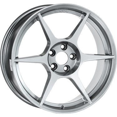 7.5x17 EMR JDM silver alloy wheel