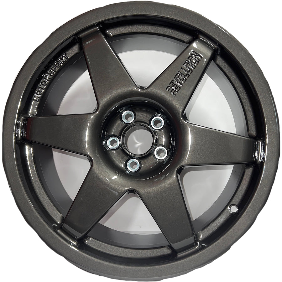 7.5x18 Revolution Millennium Gunmetal alloy wheel