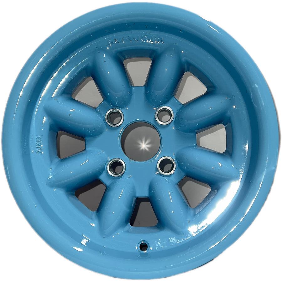 7x13 Revolution 8 spoke Olympic Blue alloy wheel