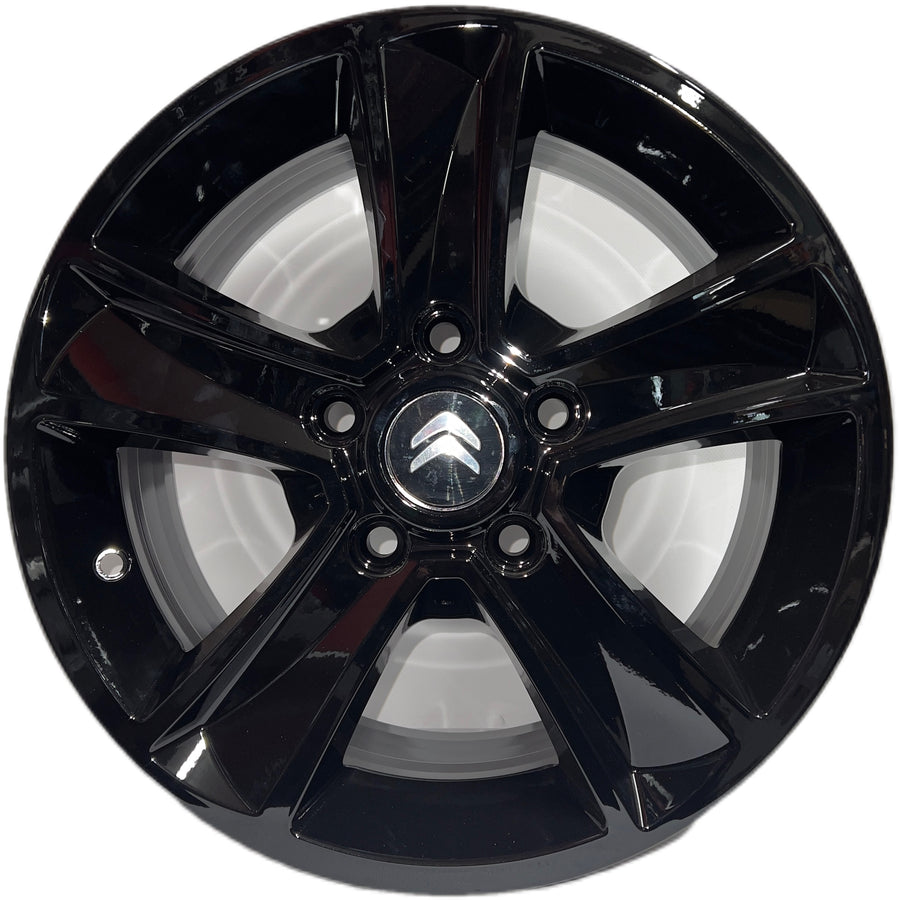 7x16 Arcasting Mammut 5 Citroen Black alloy wheel
