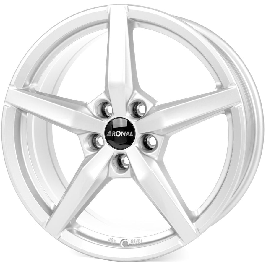 7x17 Ronal R69 Platinum Silver alloy wheel