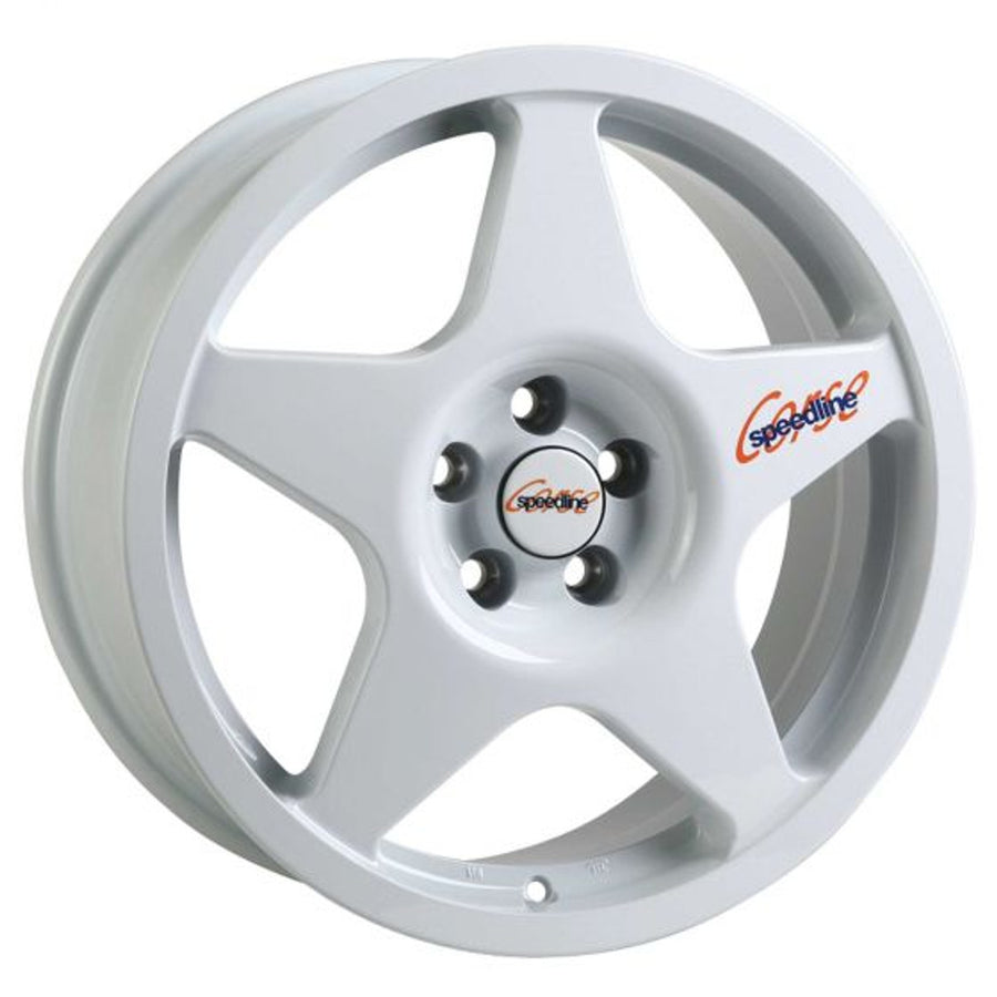 7x17 Speedline Challenge white alloy wheel