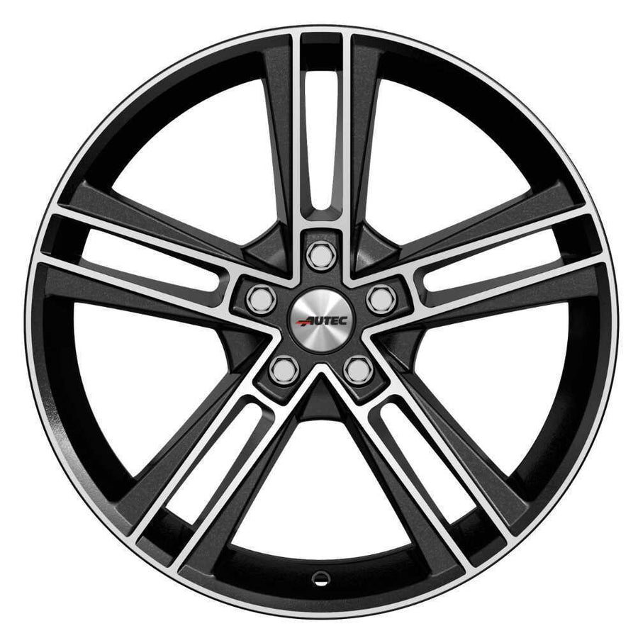 8.5x19 Autec Rias Black Polished alloy wheel
