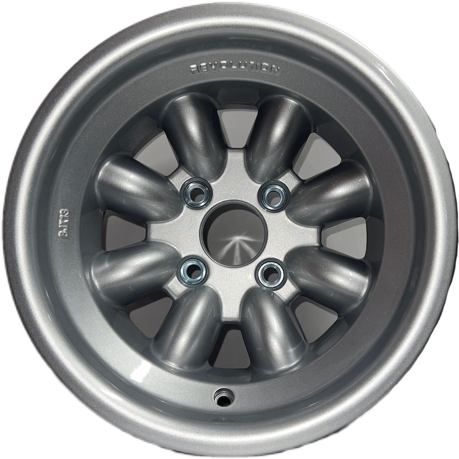 8x13 Revolution 8 spoke Silver 4/114 alloy wheel