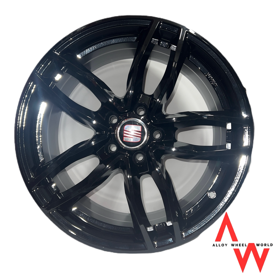 8x18 Arcasting Canova Seat Black alloy wheel