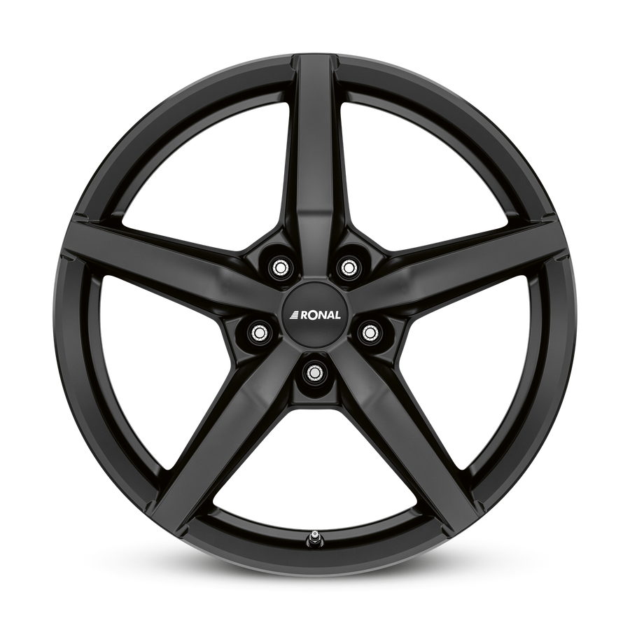 8x18 Ronal R69 Black : T5, T6 Van alloy wheel