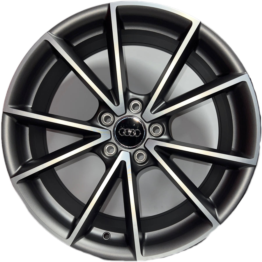 8x18 Audi S line Satin Gunmetal alloy wheel