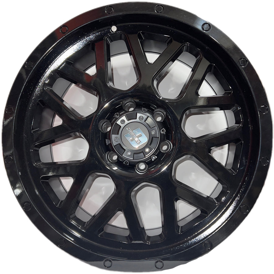 9.5x20 Diesel Vegas Black alloy wheel