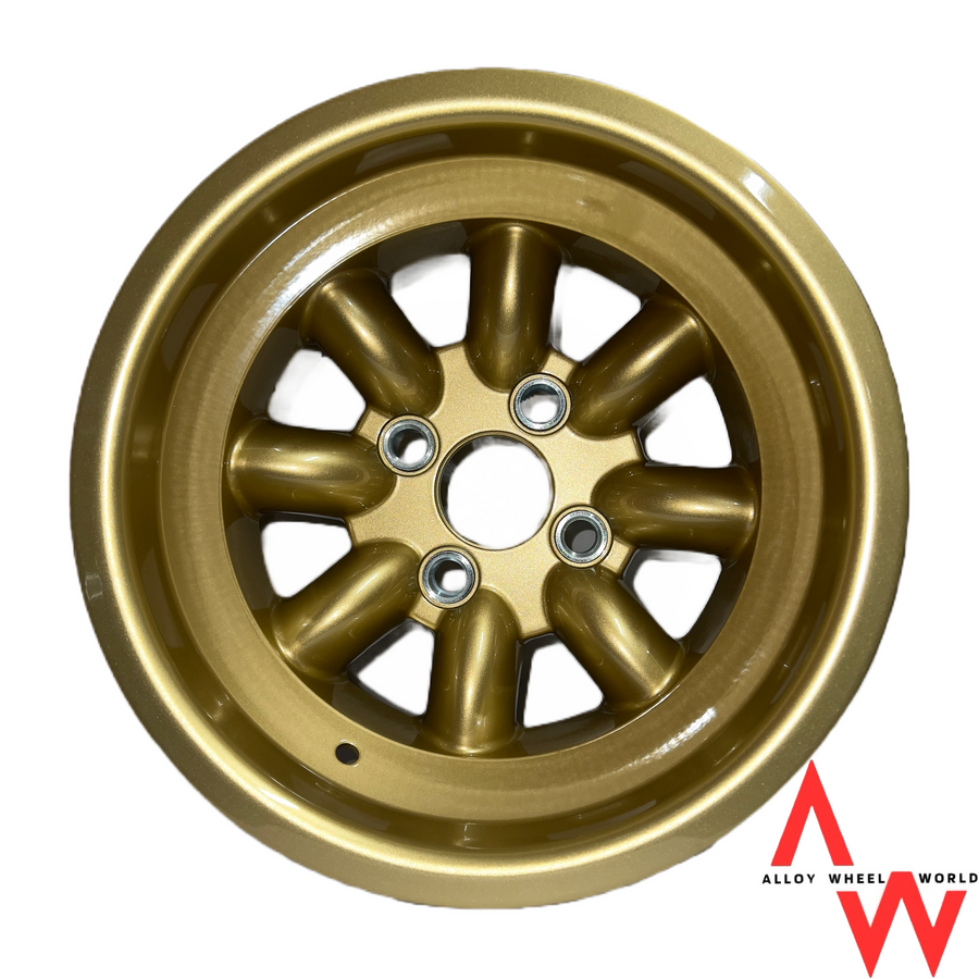 9x13 Revlolution 8 spoke Gold alloy wheel
