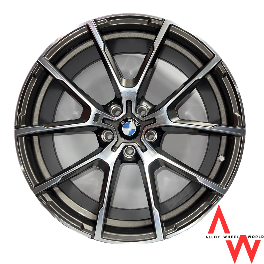 19" Bmw 850i Wheels Grey Polished alloy wheel