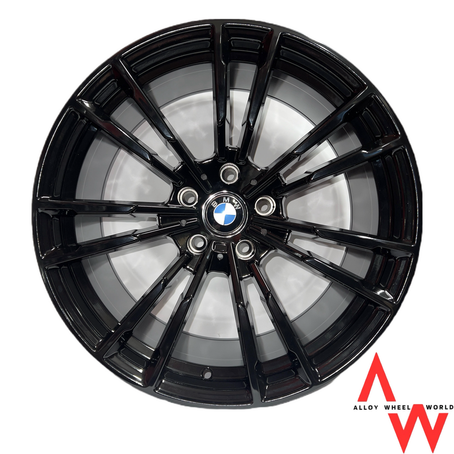 BMW 7s split Black alloy wheel