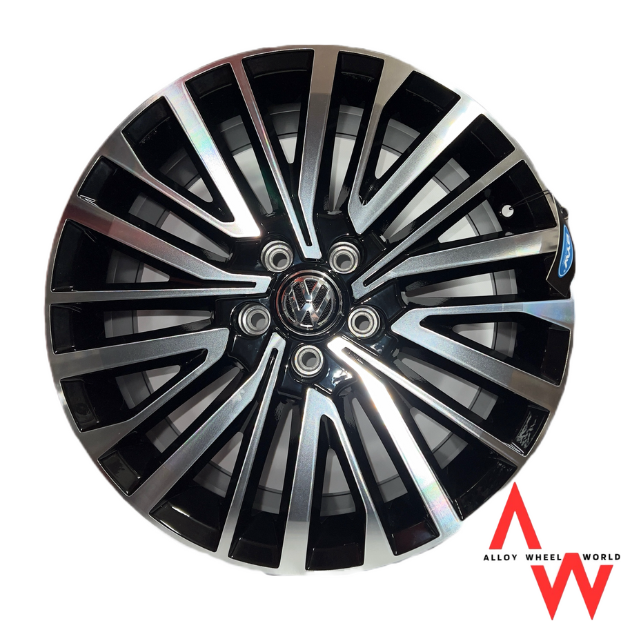 18" VW cross Black Polished alloy wheel
